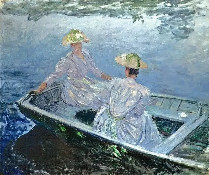 El barco azul W1153 - Claude Monet