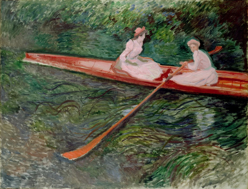El barco rosa W1249 - Claude Monet