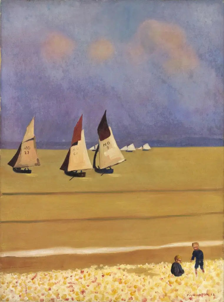 Barcos en Honfleur - Félix Vallotton