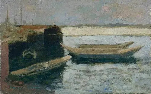 Barcas en el puerto - Odilon Redon