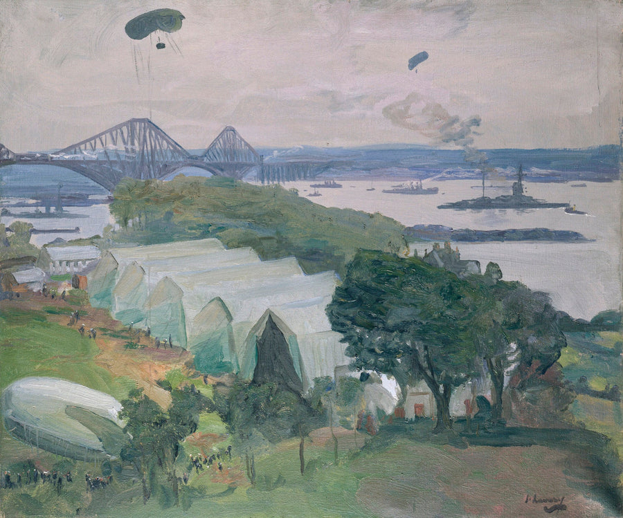 Base aérea de North Queensferry, 1917 - John Lavery