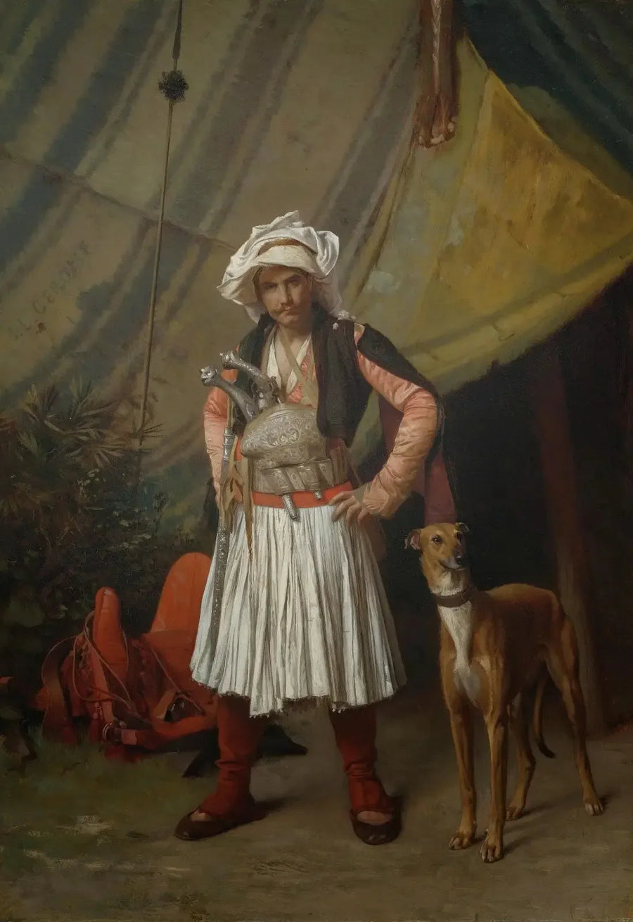 Bashi-Bouzouk y su perro - Jean-Léon Gérôme