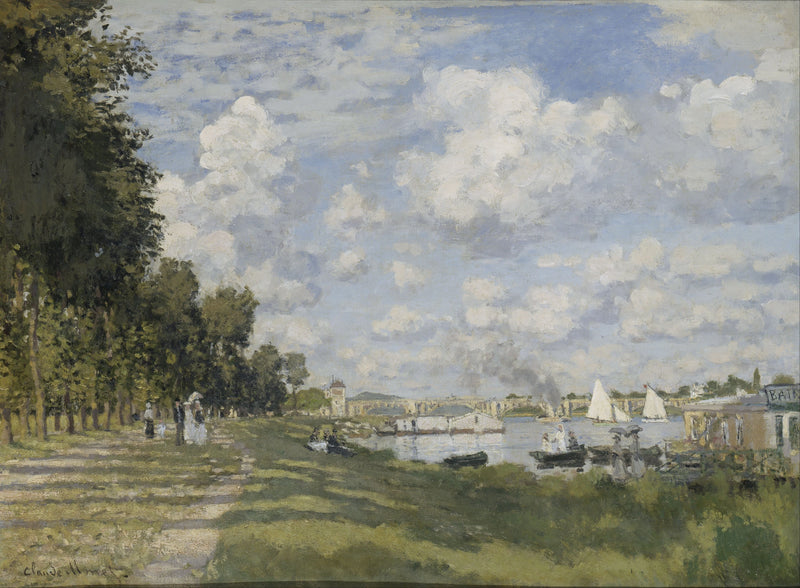 La cuenca Argenteuil W225 - Claude Monet