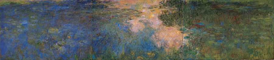 La cuenca de los nenúfares, tríptico de Beyeler W1968 -1970 - Claude Monet