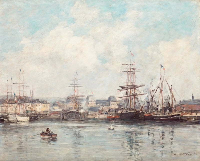 Cuenca Casimir Delavigne en Le Havre - Eugène Boudin