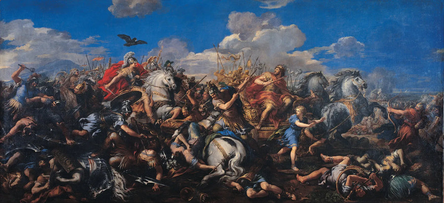 Batalla de Alejandro contra Darío - Pietro da Cortona