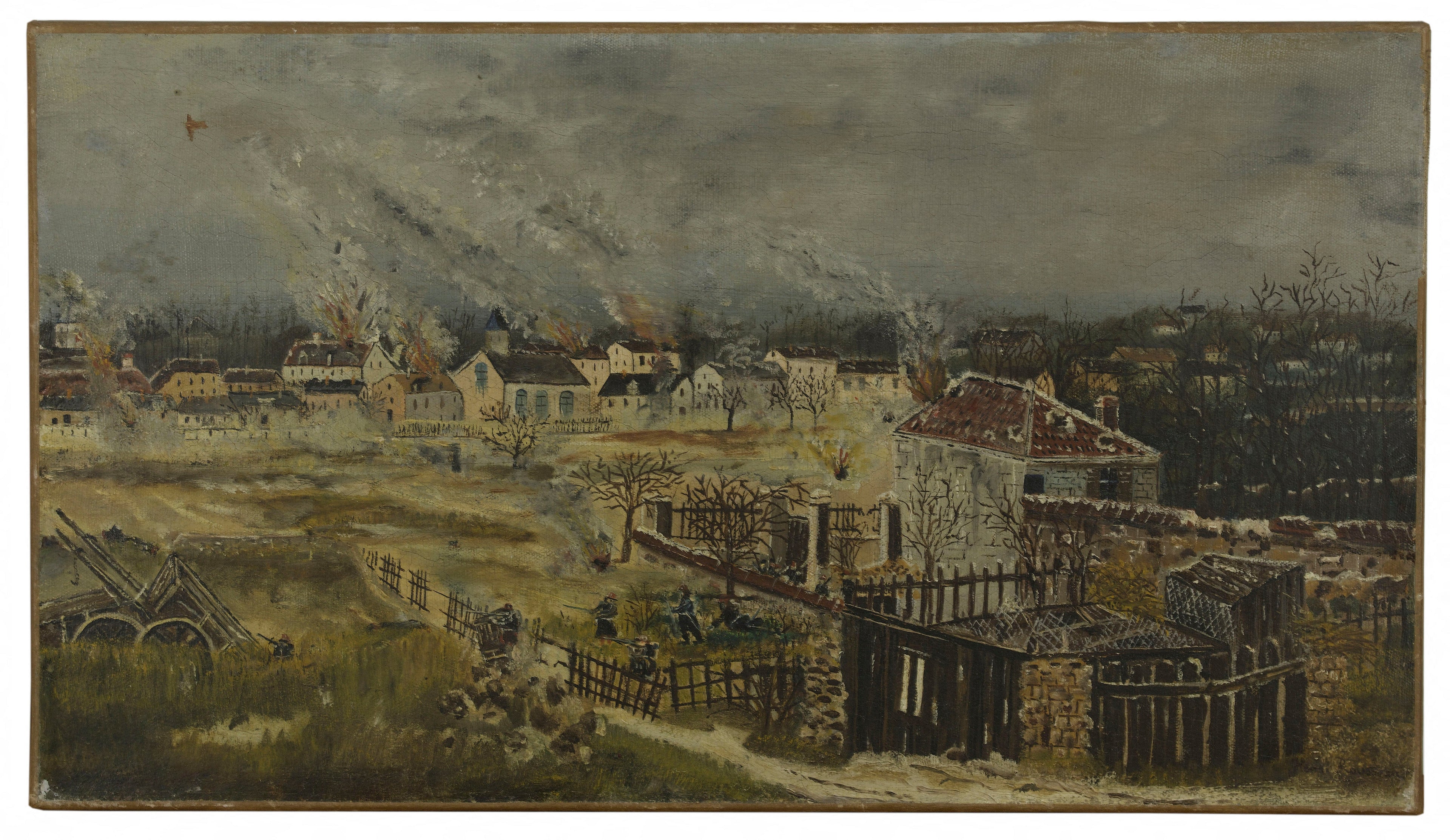 Bataille de Champigny - Épisode de la guerre de 1870 - Henri Rousseau - Alpha Reproduction