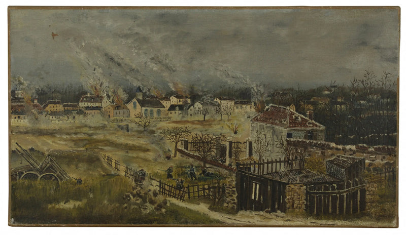 Batalla de Champigny - Episodio de la guerra de 1870 - Henri Rousseau