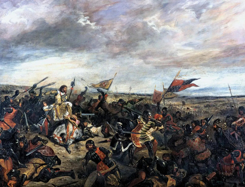 Batalla de Poitiers - Eugène Delacroix