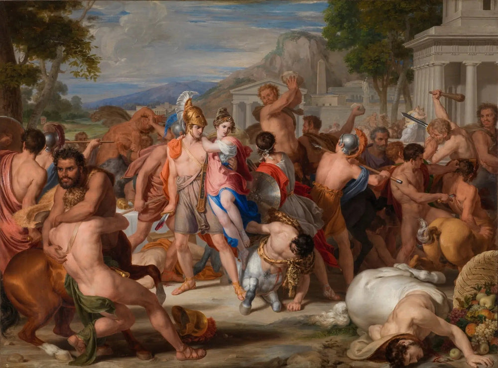 Batalla de lapitas y centauros - Rafael Tejeo image 1 reproduction réalisée par Alpha Reproduction