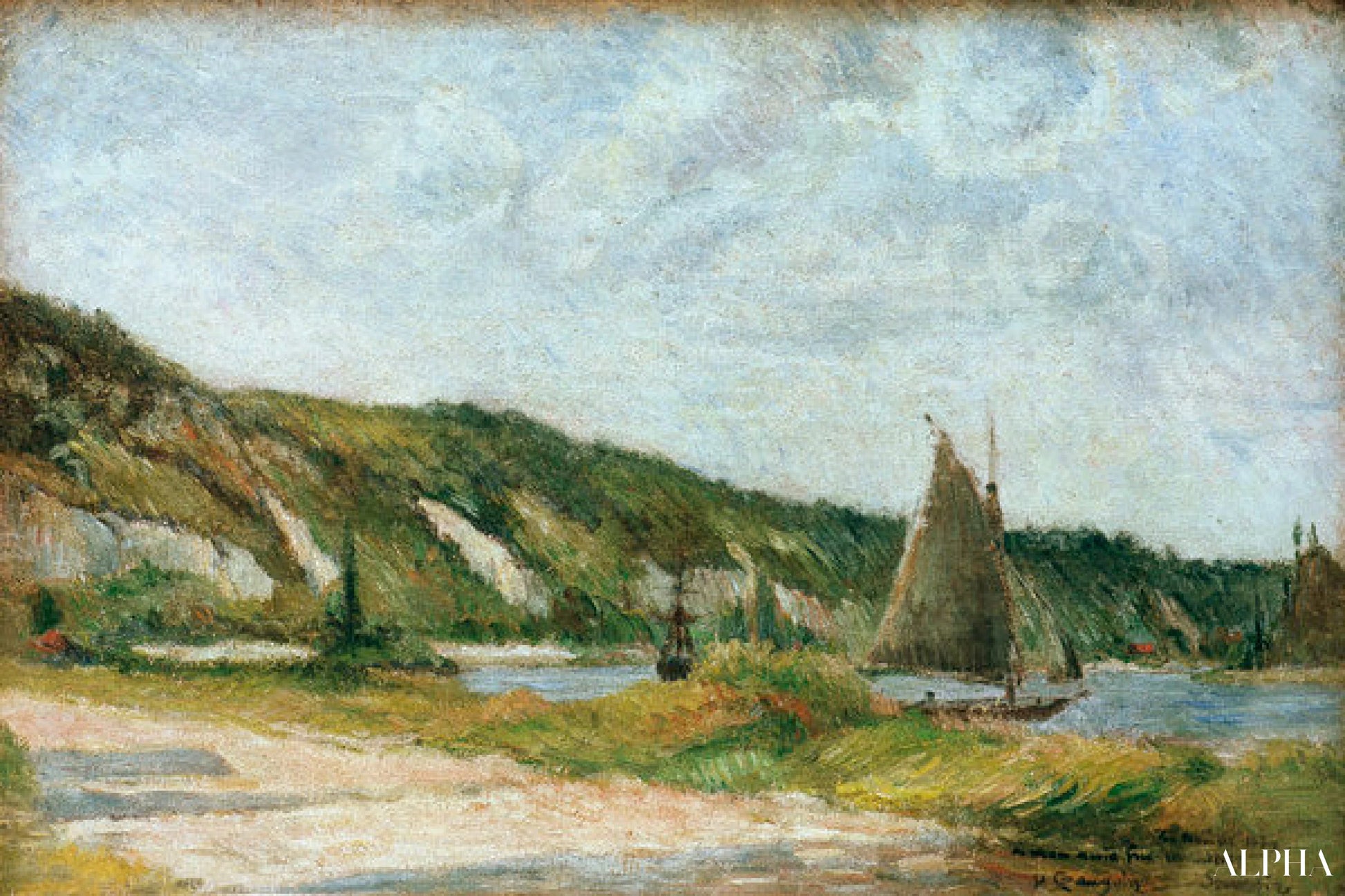 Bateau à voile - Paul Gauguin - Reproductions de tableaux et peintures haut de gamme