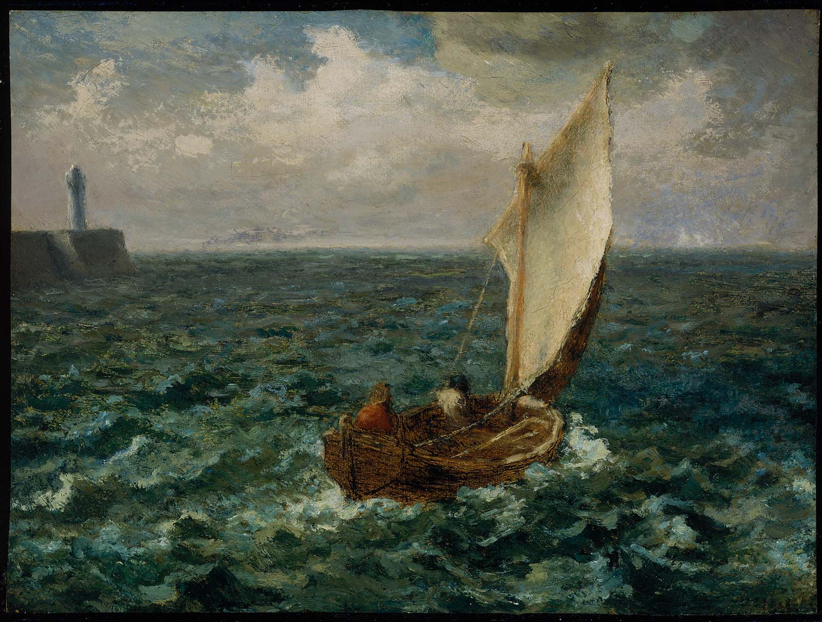 Bateau de pêche - Jean-François Millet - Alpha Reproduction