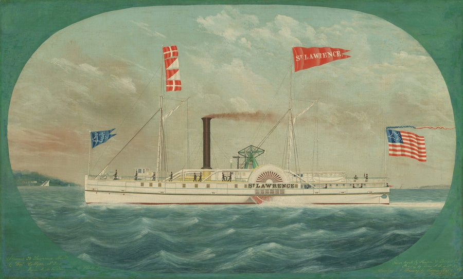 Bateau à vapeur "Saint-Laurent" - James Bard