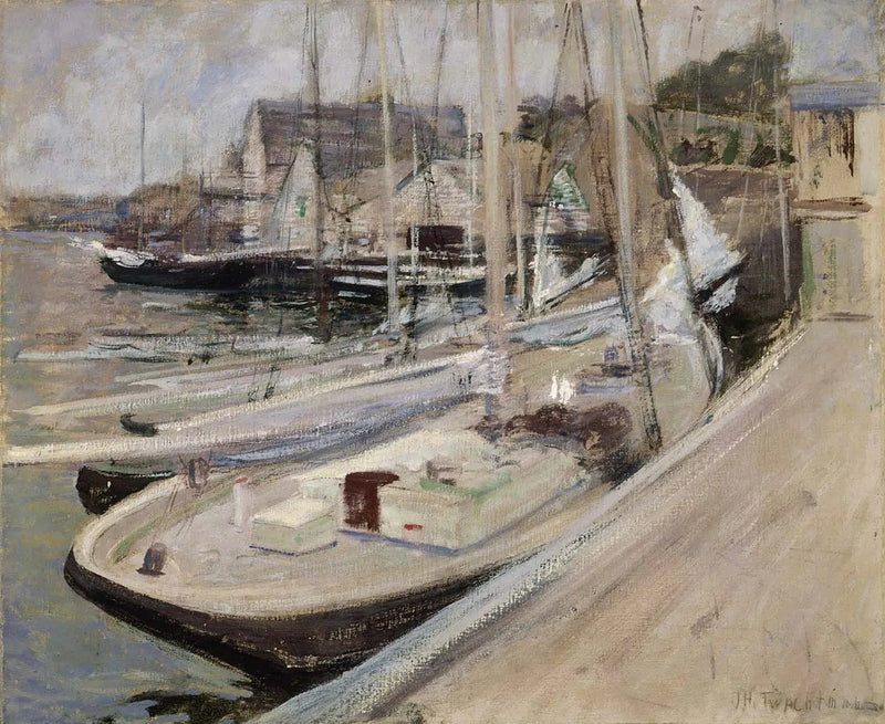Barcos de pesca en Gloucester - John Henry Twachtman