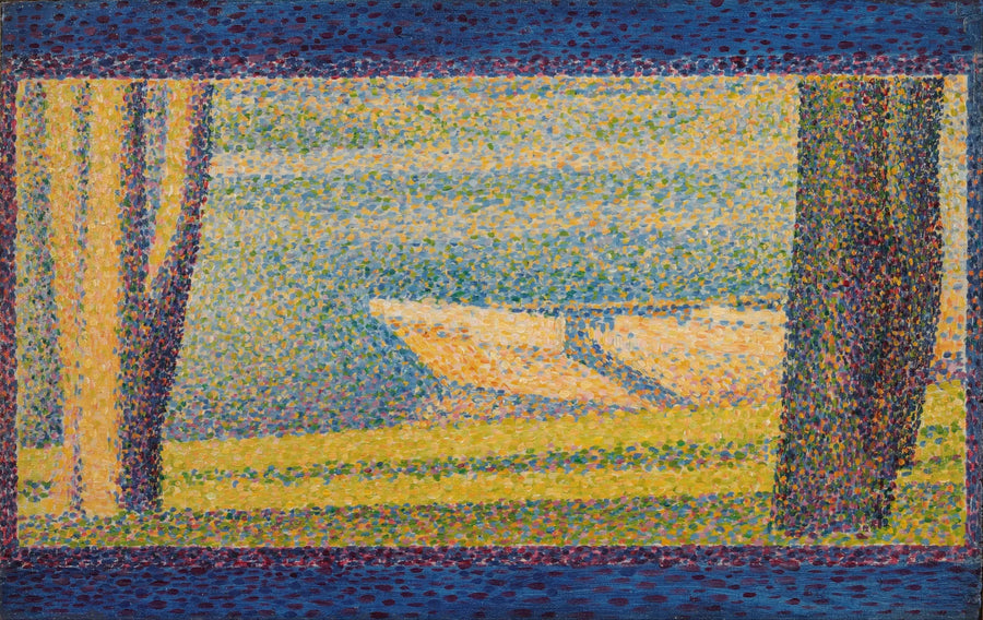 Barcos y árboles amarrados - Georges Seurat