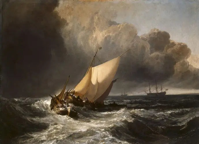 Barcos holandeses en la tormenta - J. M. W. Turner