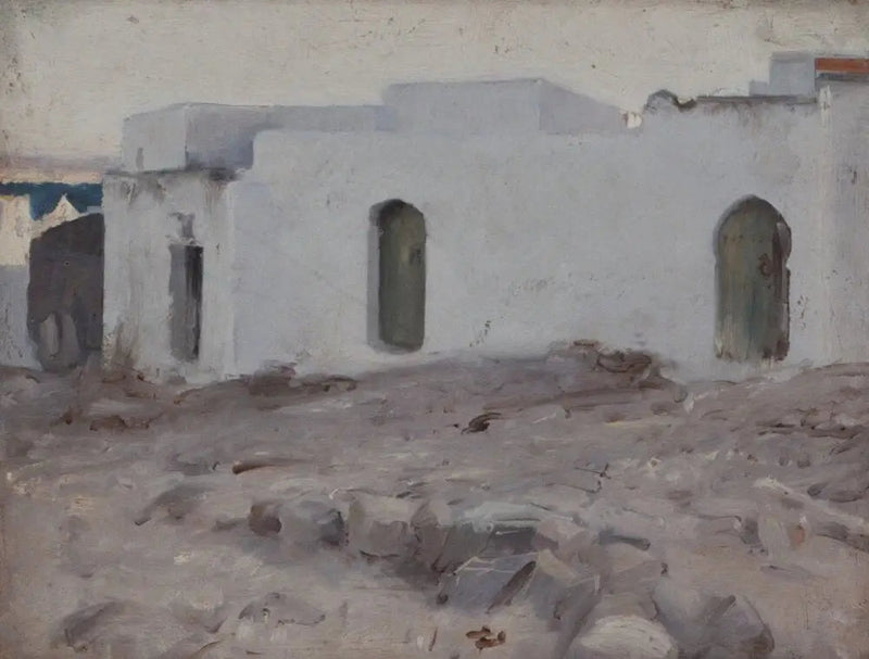 Edificios moriscos en tiempo nublado - John Singer Sargent