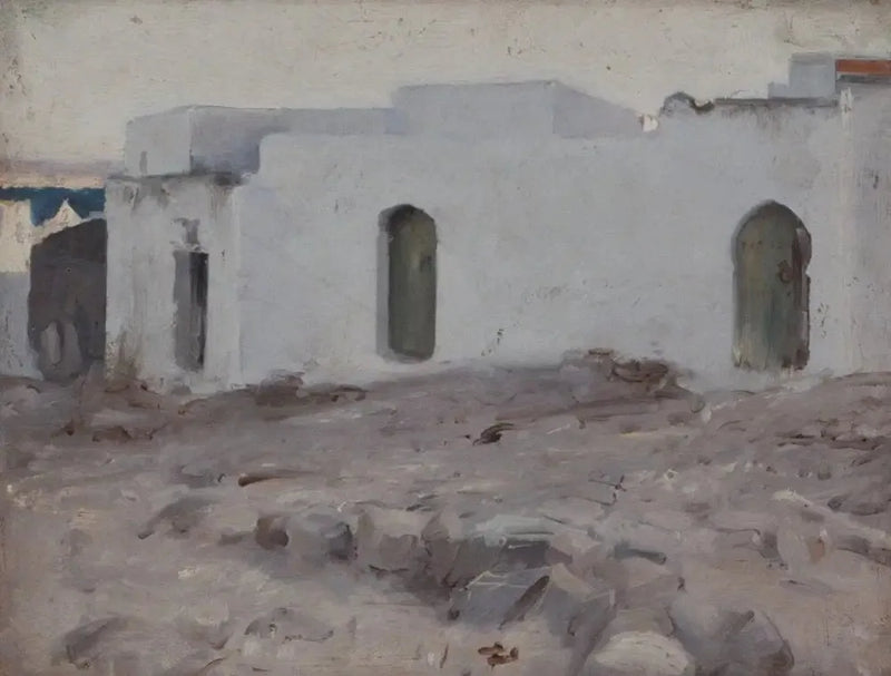 Edificios moriscos en tiempo nublado - John Singer Sargent