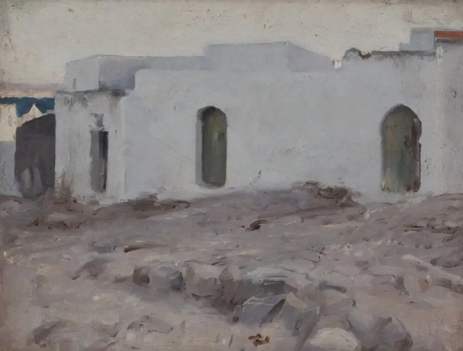 Edificios moriscos en tiempo nublado - John Singer Sargent