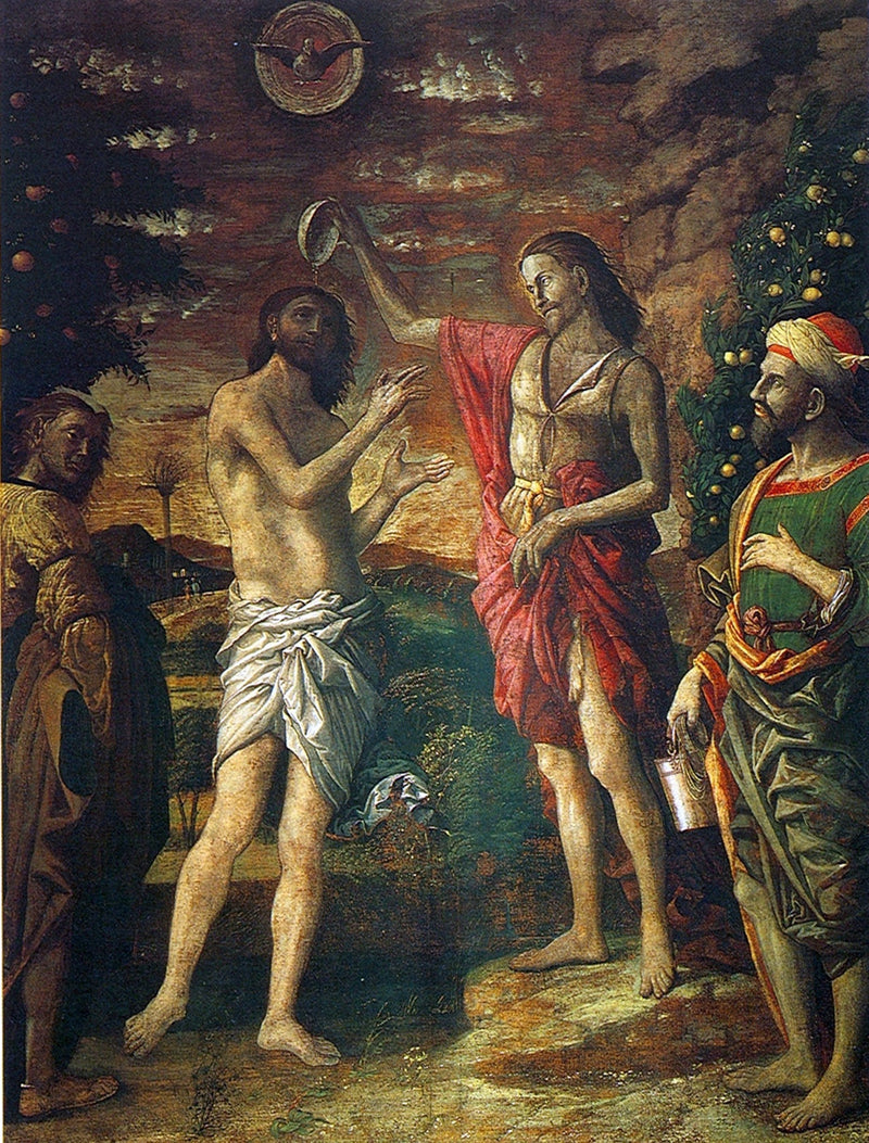 Bautismo de Cristo - Andrea Mantegna