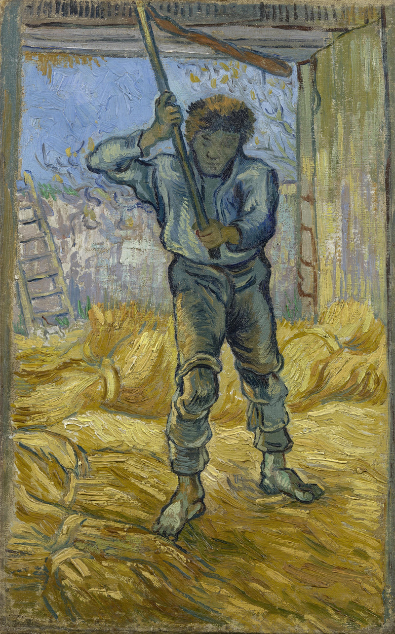 La Batidora (según Millet) - Vincent van Gogh