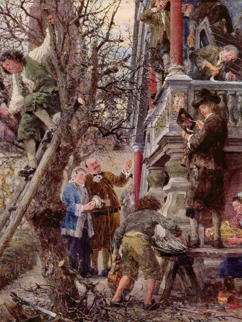 Beati Possidentes (Bienaventurados los que poseen) - Adolph von Menzel