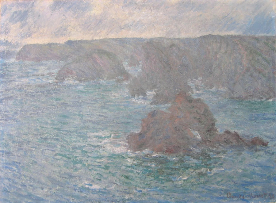 Belle-Iule-en-Mer W1110 - Claude Monet