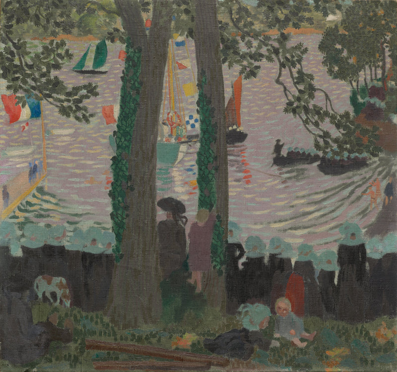 Bendición de un yate en el río Belon - Maurice Denis
