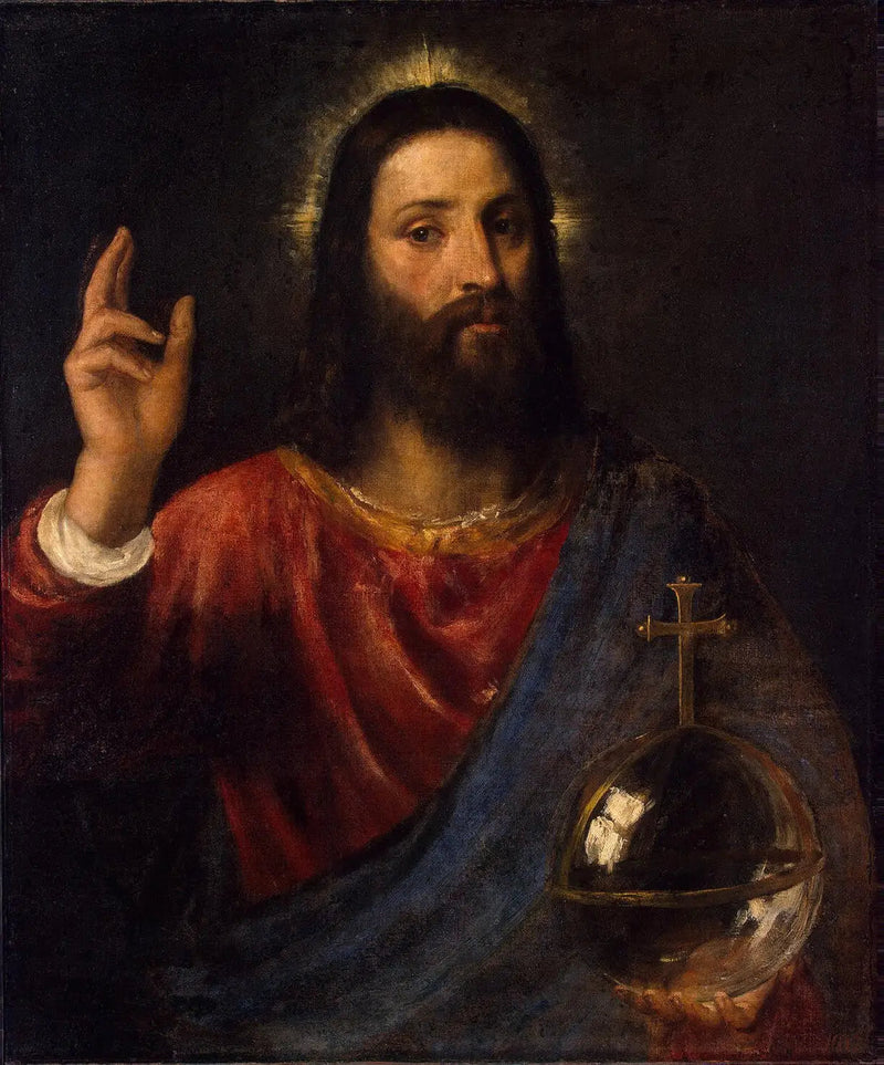 Bendición de Cristo - Tiziano