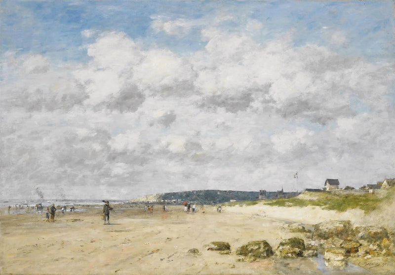 Bénerville, la playa - Eugène Boudin