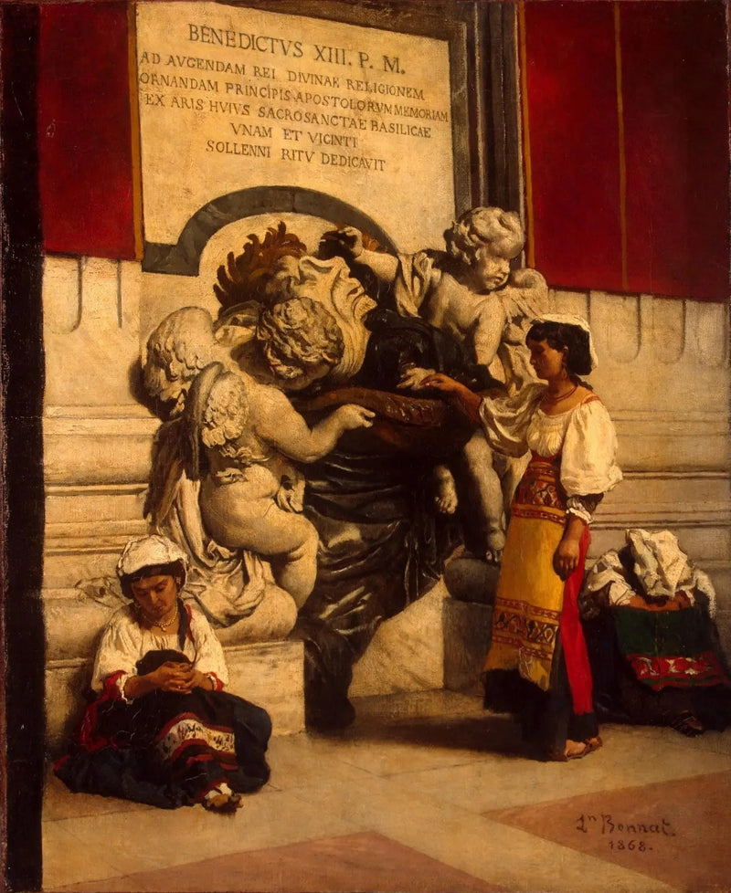 Bautisterio de la Basílica de San Pedro en Roma - Léon Bonnat