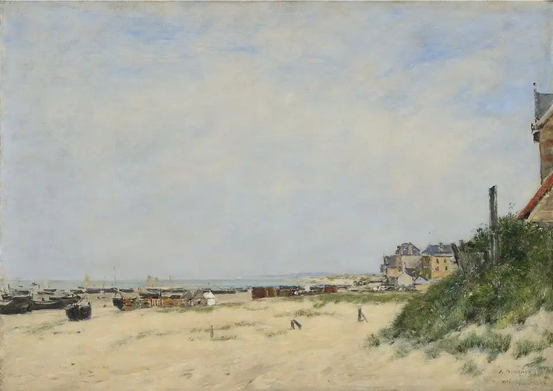 Berck, la orilla - Eugène Boudin