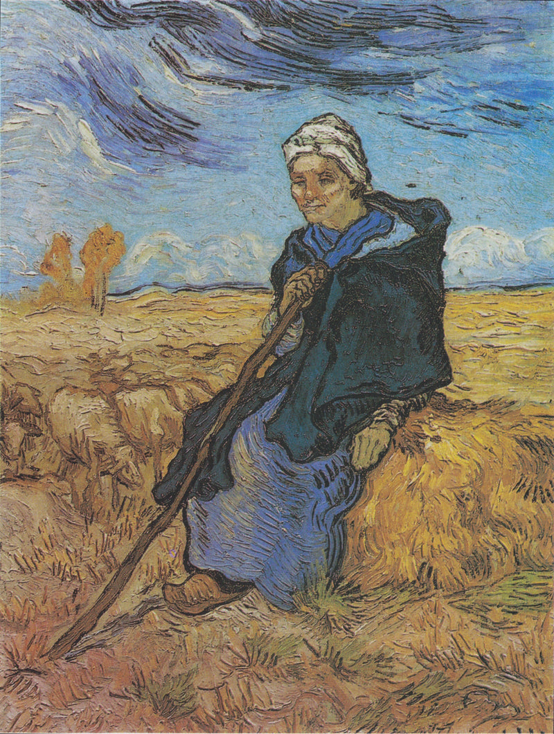 Bergère, La (según Millet) - Vincent van Gogh