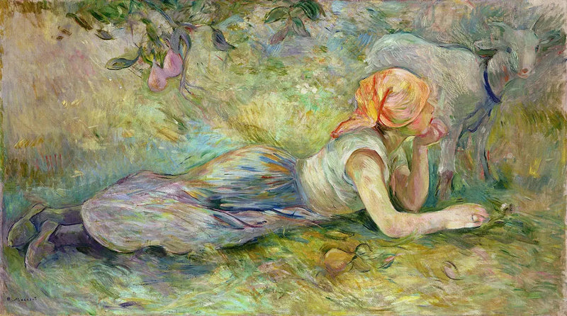 Bergère acostada - Berthe Morisot