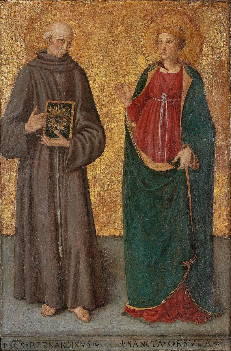 Bernardino de Siena y Santa Úrsula - Cosimo Rosselli