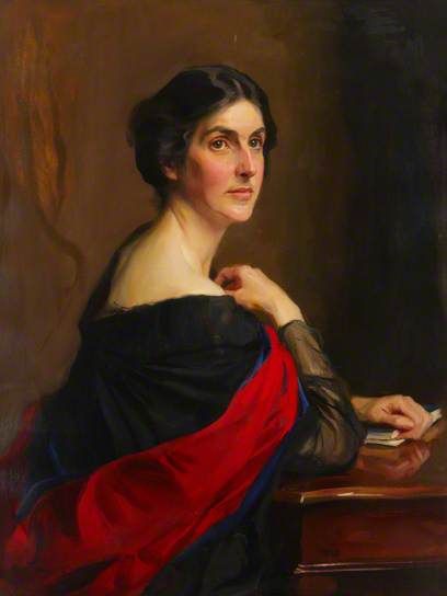 Bertha Phillpotts, DBC, MA, LHD, directora del Westfield College (1919-1921) - Philip de Laşzloş