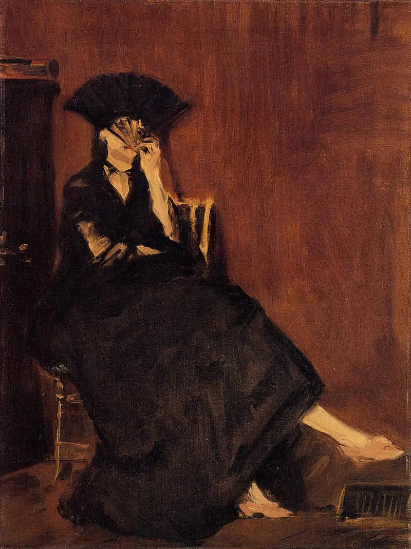 Berthe Morisot con el abanico - Édouard Manet