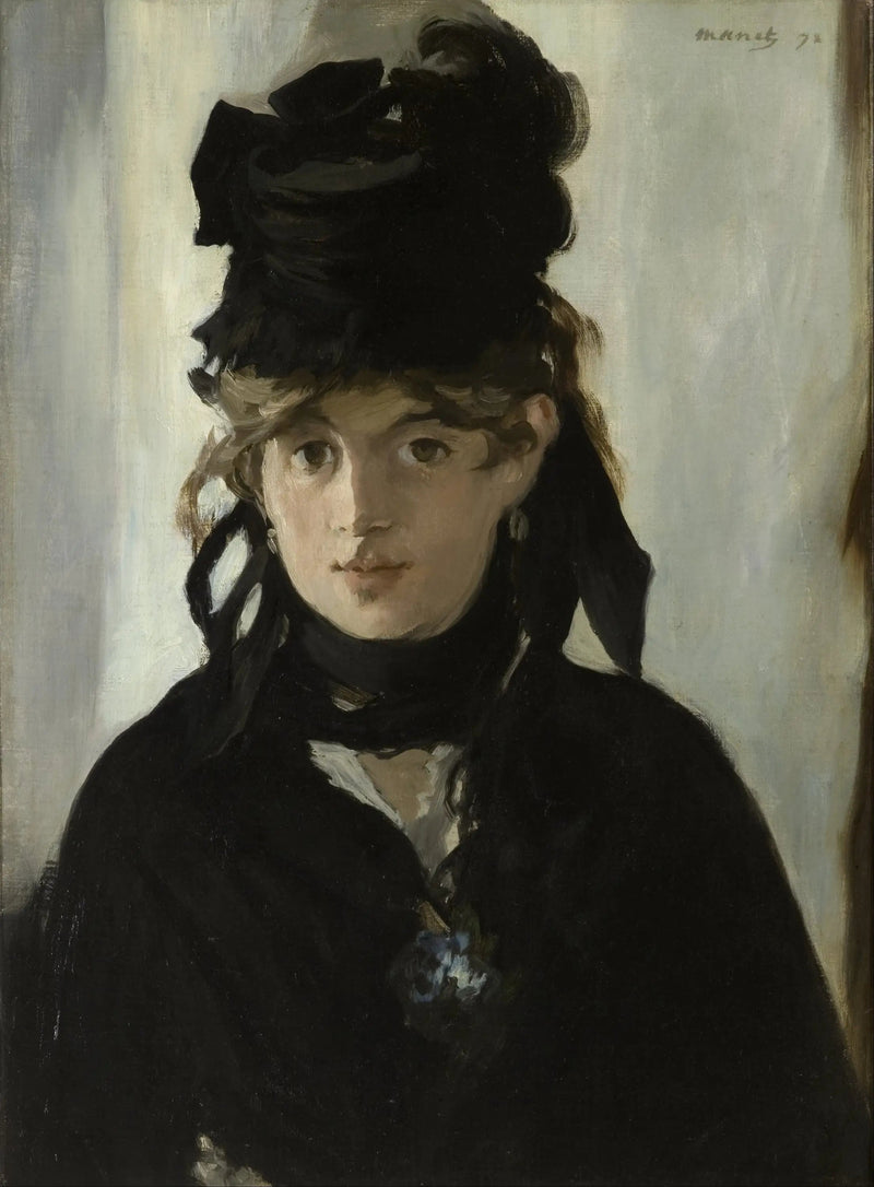 Berthe Morisot con ramo de violetas - Édouard Manet