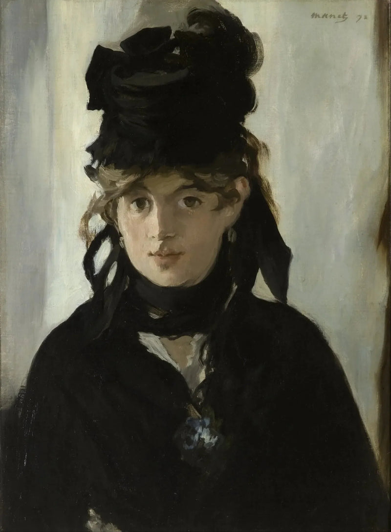 Berthe Morisot con ramo de violetas - Édouard Manet