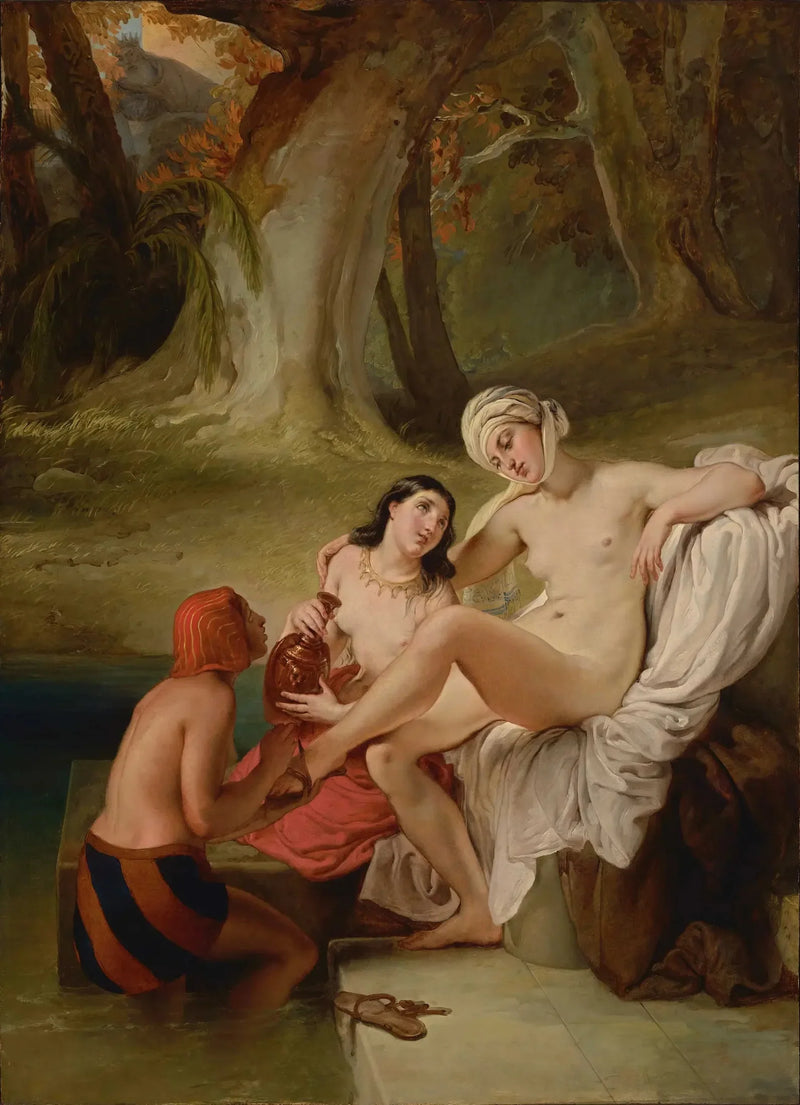 Betsabé en baño - Francesco Hayez
