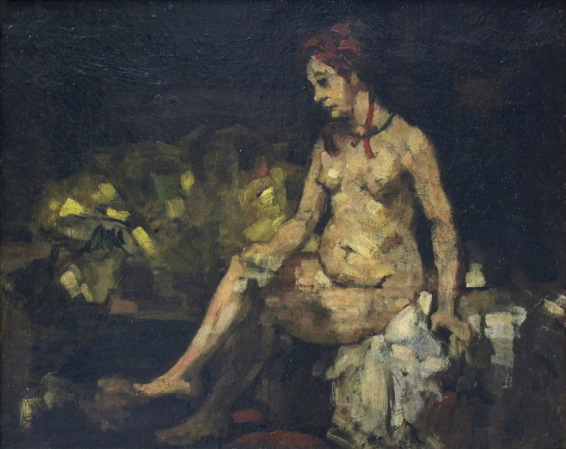 Betsabé, según Rembrandt - Paul Cézanne