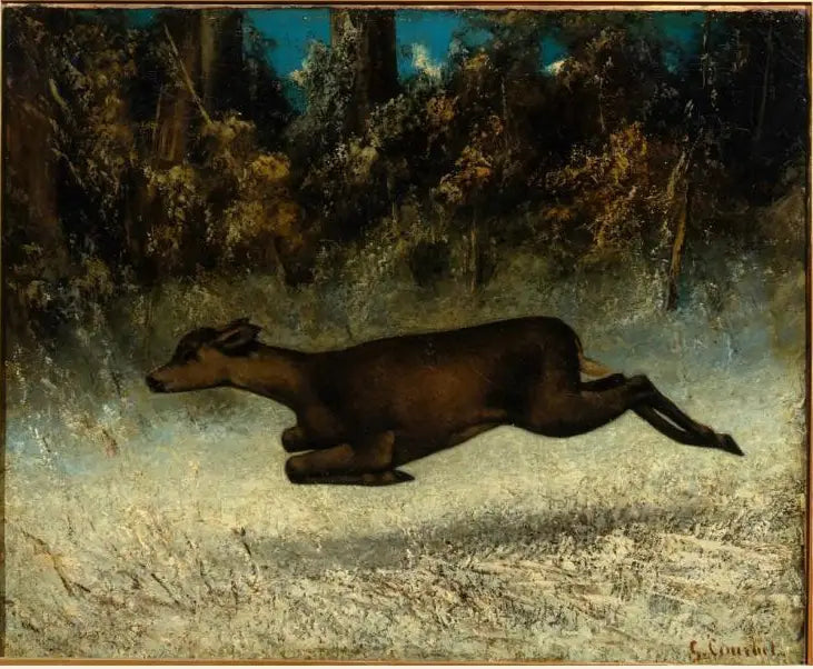 Biche corriente - Gustave Courbet