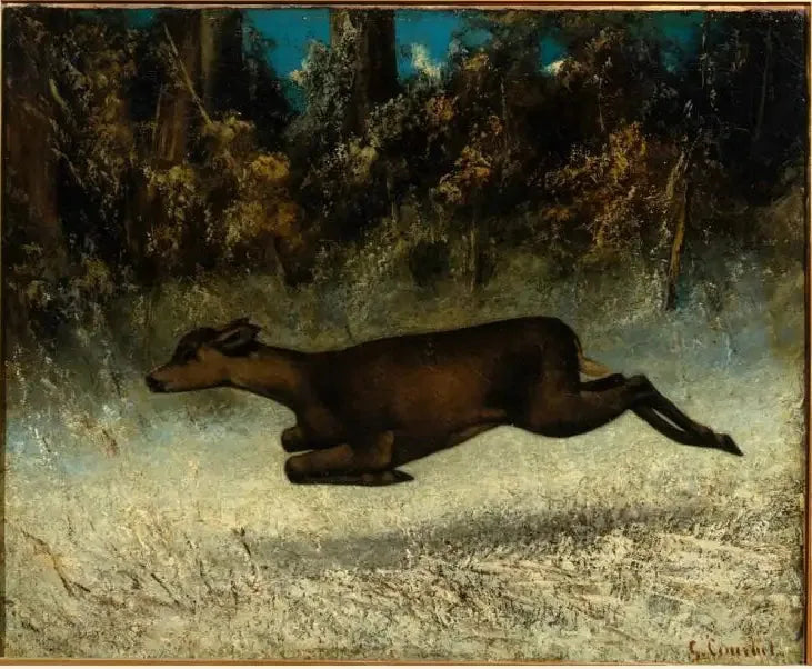 Biche corriente - Gustave Courbet