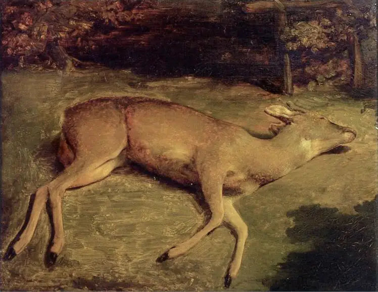 Biche muerta - Gustave Courbet