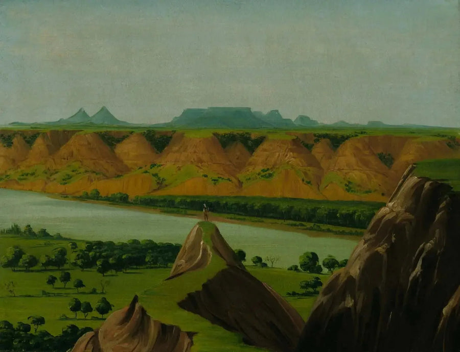 Gran Cañón en el Alto Misisipi, a 1900 millas por encima de San Luis - George Catlin