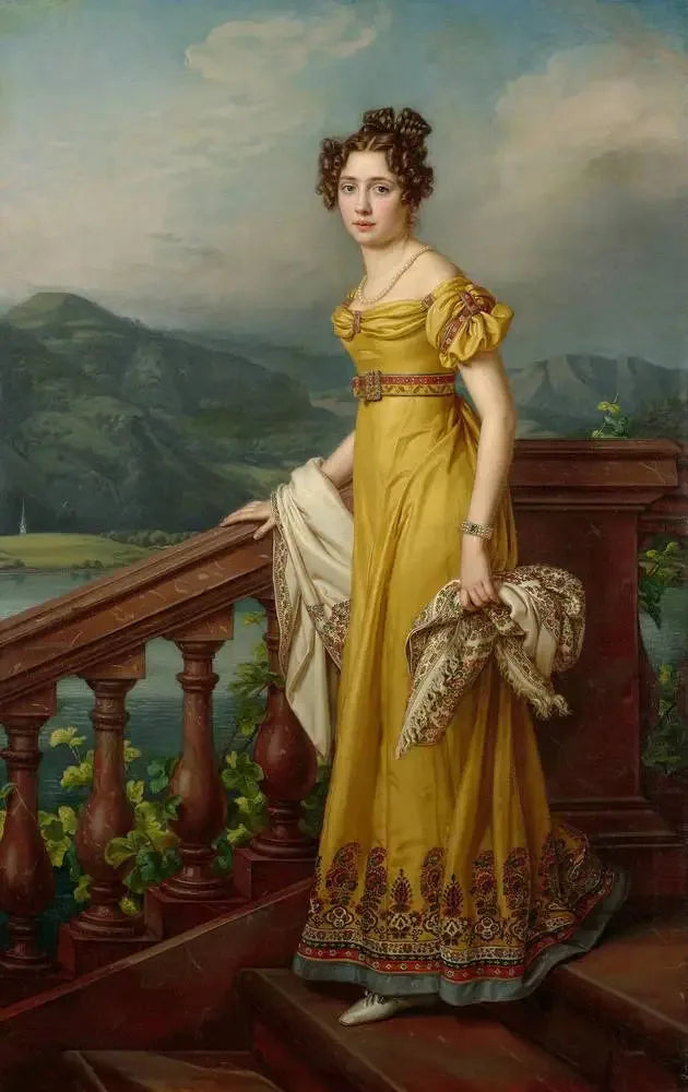 Retrato de la Princesa Amalie - Joseph Karl Stieler