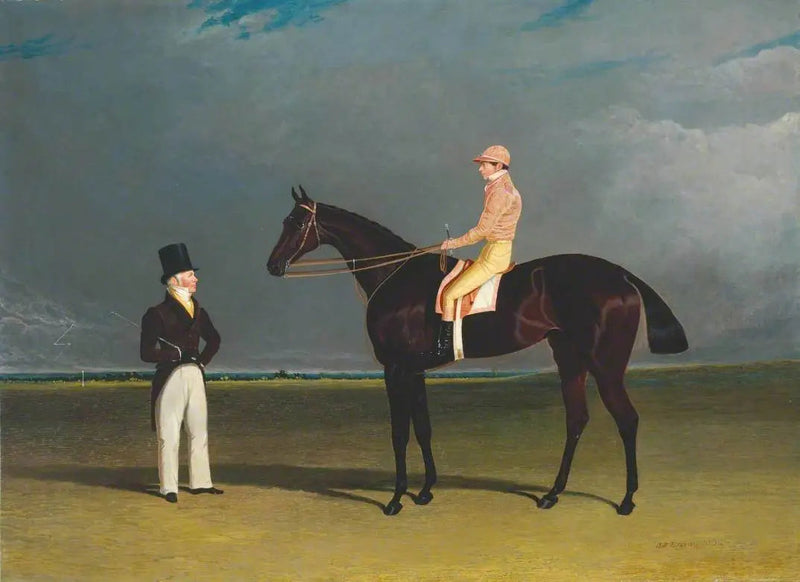 Birmingham con Patrick Conolly Up y su propietario, John Beardsworth - John Frederick Herring, Sr.