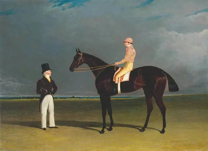 Birmingham con Patrick Conolly Up y su propietario, John Beardsworth - John Frederick Herring, Sr.