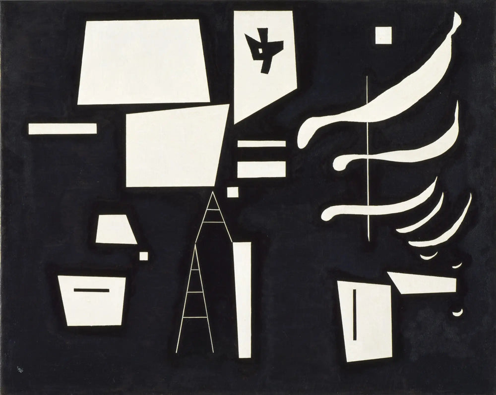 Blanc - Doux et dur - Vassily Kandinsky image 1 reproduction artisanale de tableau