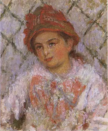 Blanche Hoschedé niña - Claude Monet